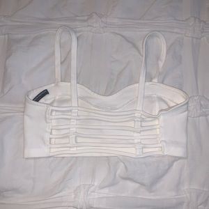 brandy melville caged bralette top